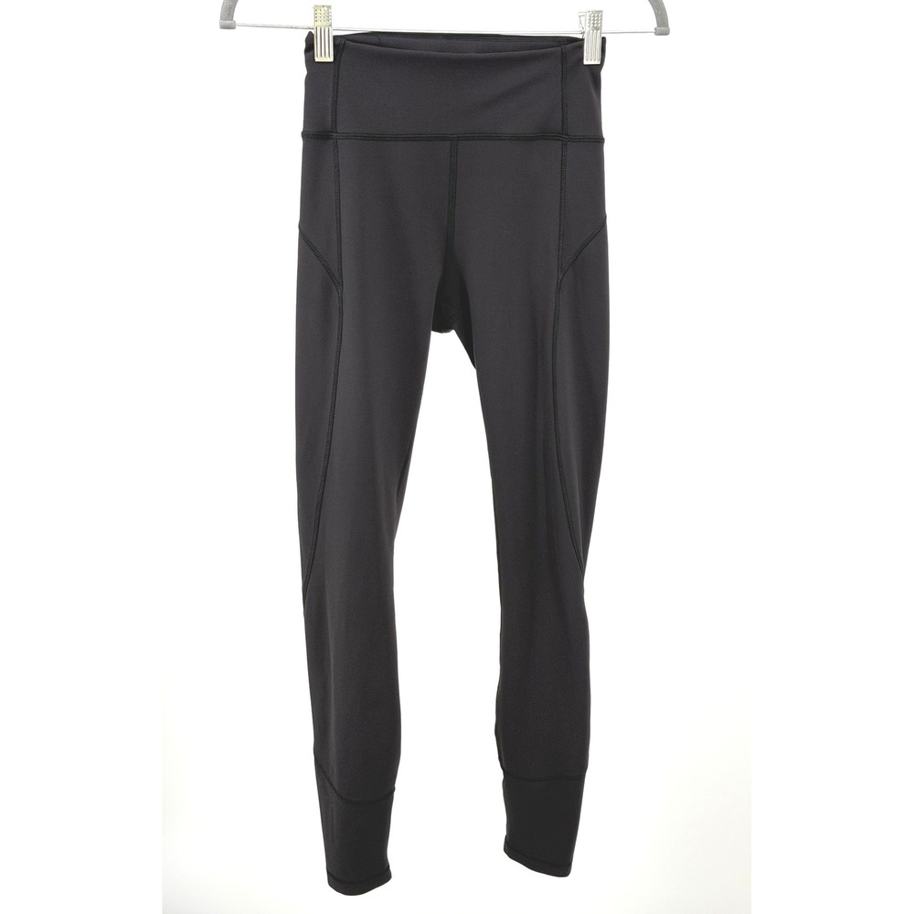 Lululemon In Movement 7/8 Tight Womens 4 Black Everlux 25" Leggings